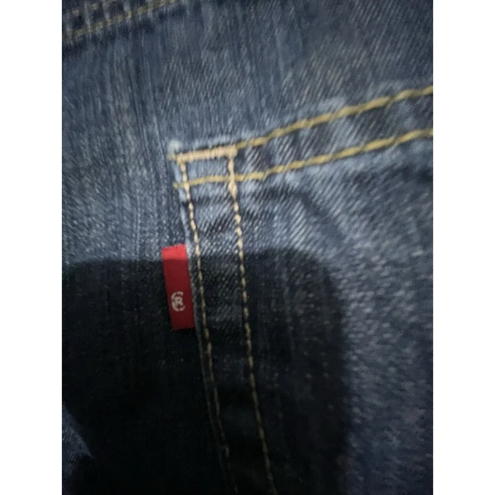 Levi's 569 Men's Blue Denim Jean Shorts Medium Wash Loose Fit 5-Pocket Button
